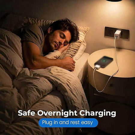 Smart Auto-Stop Charging Adapter, Type-C, 140W Fast Charging & Auto Eject Protection
